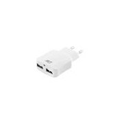 USB Charger 2 Ports 2.4 A White 12W