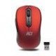 ACT AC5135 - Mouse USB nano - 2.4 GHz Red