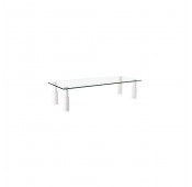 Techly Glass Desk Stand for Monitor - Laptop