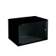 Rack 19 "7U L 535mm D 400mm black unmounted wall