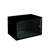 Rack 19 "7U L 535mm D 400mm black unmounted wall