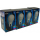 SMD LED lampen - A60 Ball - E27 -10W - 3200K - 4 stuks