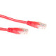 UTP cable (unshielded) - Category 6 - 0.5M - Red