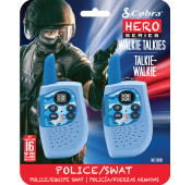 Cobra - Talkie Walkie Hero Police Pack de 2 - Bleu