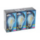 LED Filament Lamp A60 - E27 - 4W - 3200K 3 stuks