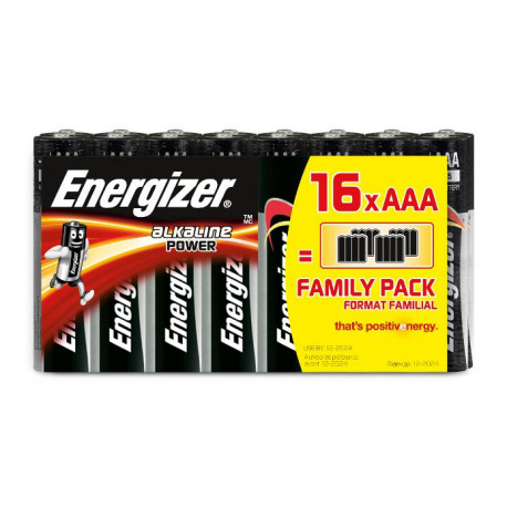 Energizer - AAA LR6 Power Alkaline Battery - 16 Pack