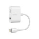 Belkin Lightning vers Prise Casque 3.5&Adaptateur de Charge