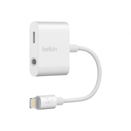 Belkin Lightning vers Prise Casque 3.5&Adaptateur de Charge