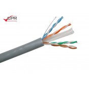 Câble U/UTP Categorie 6 PVC Eca - Gris- Norme CPR - 150m