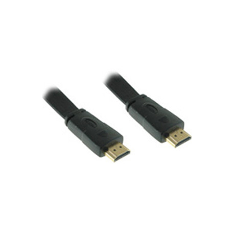 Elix Câble plat - Fiche HDMI-A mâle - Fiche HDMI-A mâle - 2m