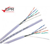 F/UTP kabel - Cat. 5E- Ø 6,3mm - ECA - CPR - Grijs - 150m