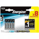 Energizer - Alkaline batterij Max Plus AAA / LR3 - 8 stuks