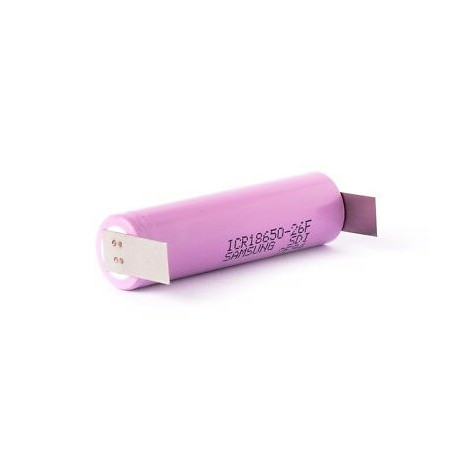 Samsung - 18650 2200 Mah accus Li-Ion F 3.7V avec cosse