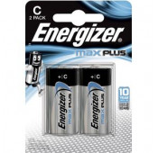 Energizer - Pile alcaline Max Plus - C - LR14 - 2 pieces
