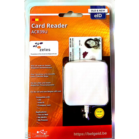 ZETES - ACR39U-IPC SMART CARD READER - USB - WHITE