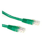 Cable UTP (non blinde) - Categorie 6A - 0.5M - Vert