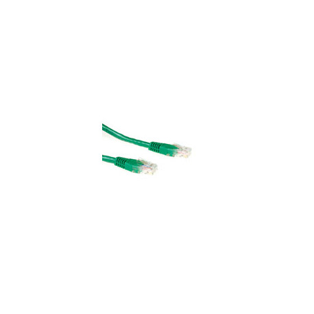 Cable UTP (non blinde) - Categorie 6A - 0.5M - Vert