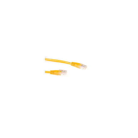 Cable UTP (non blinde) - Categorie 6A - 1.5M Jaune