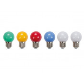 Ampoules LED E27 pour Guirlande Multicolores - 10 pcs