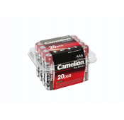 Camelion - Alkaline LR03 1.5V AAA LR03 Pack of 20 batteries