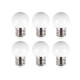 Set d'Ampoules Led E27 0.6W Blanc chaud - 6 Pièces