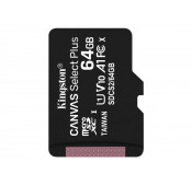 Kingston memory card flash - 64 Go - microSDXC UHS-I