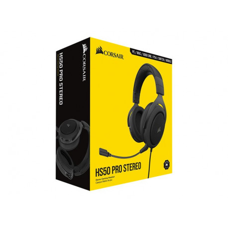 CORSAIR Casque Micro Gaming HS50 PRO STEREO 3.5mm