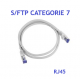 Elix - Câble S/FTP - LSZH - Rj45 - Categorie 7 - Gris - 0.5M