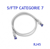 Elix - Câble S/FTP - LSZH - Rj45 - Categorie 7 - Gris - 0.5M
