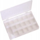 Storage box with 18 compartments - 235 x 115 x 34mm