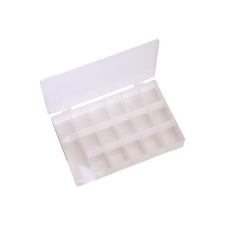 Storage box with 18 compartments - 235 x 115 x 34mm