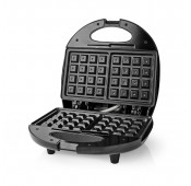 Waffle iron 750W black