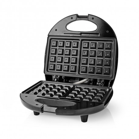 Waffle iron 750W black