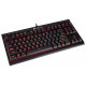 CORSAIR Red Mechanical Keyboard Gaming K63 Azerty BE