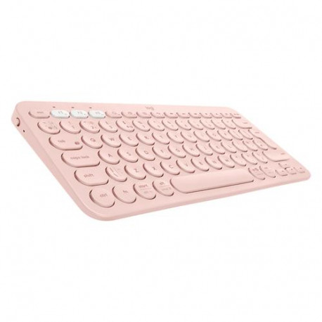 Logitech K380 clavier Bluetooth AZERTY FR Rose