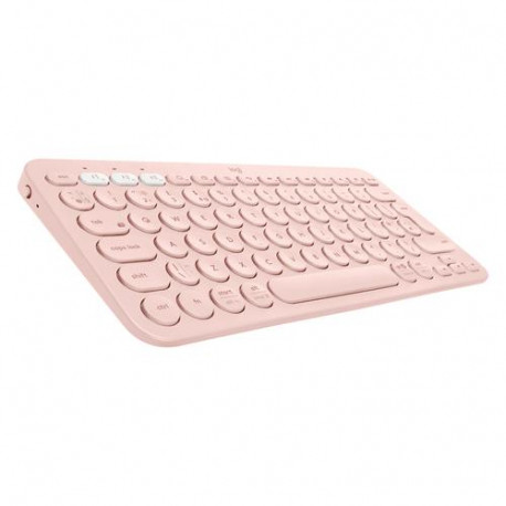 Logitech K380 keyboard Bluetooth AZERTY FR Pink
