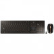 CHERRY 9000 SLIM Clavier et souris SS FIL BT Noir Bronze