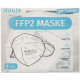 White FFP2 masks certified respiratory protection filtre 98%