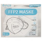 White FFP2 masks certified respiratory protection filtre 98%