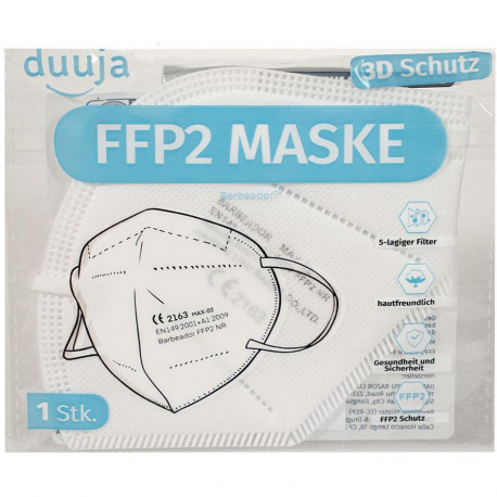Masque FFP2 Blanc certifié respiratoire protect filtre 98%