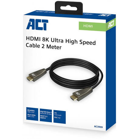 Câble HDMI 8K 60Hz ultra haute vitesse 2m