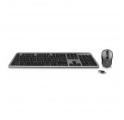 Ewent Wireless Keyboard & Mouse Kit USB-C / USB-A-connector