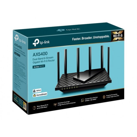 TP-Link Archer AX73 wireless router - 802.11a/b/g/n/ac/ax