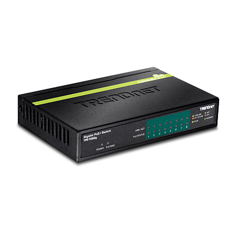 TRENDnet Switch 8 Port Gbit PoE+ 61W Metal