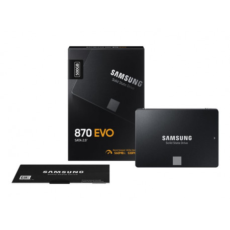 Samsung 870 EVO MZ-77E500B - solid state drive - 500 GB 2.5"