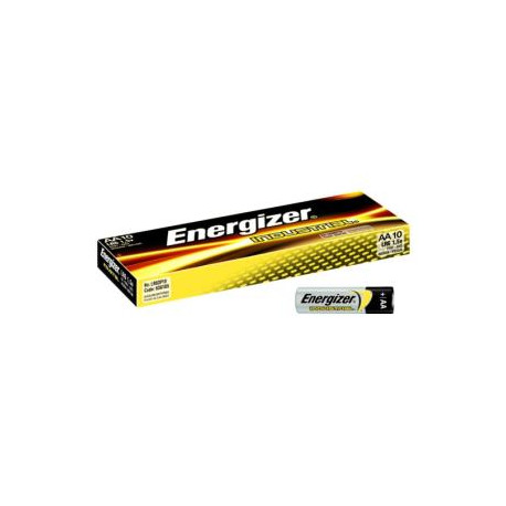 Energizer - Industrial AA LR06 Alkaline Battery 10 Pieces