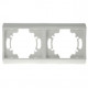 Elix - Dual Cover Plate horizontal cream