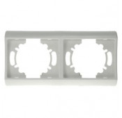 Elix - Dual Cover Plate horizontal cream