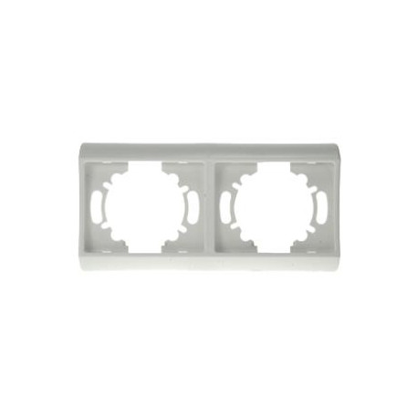 Elix - Dual Cover Plate horizontal cream