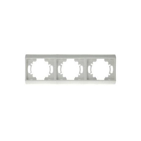 Elix - Triple Cover Plate horizontal cream